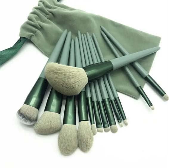 13 Pcs Makeup Brush with Pouch Set - Luxury Ways