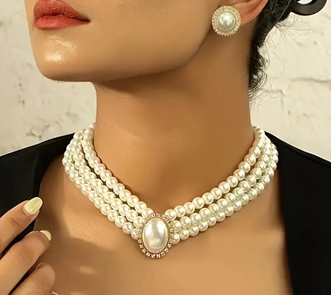 Artificial Pearl Necklace - Luxury Ways