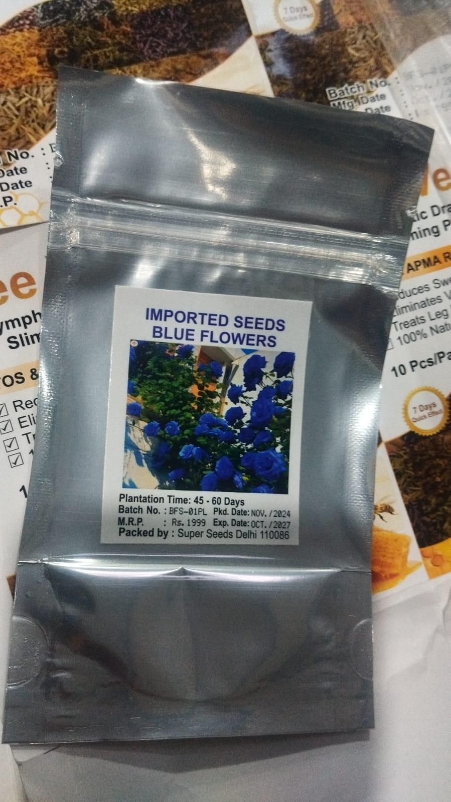 Blue Climbing Rose Seeds - Luxury Ways