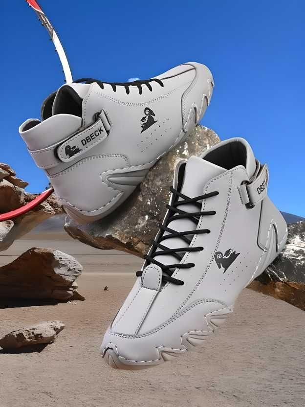 BOLLERO Casual Sneakers For Men's (Grey) - Luxury Ways