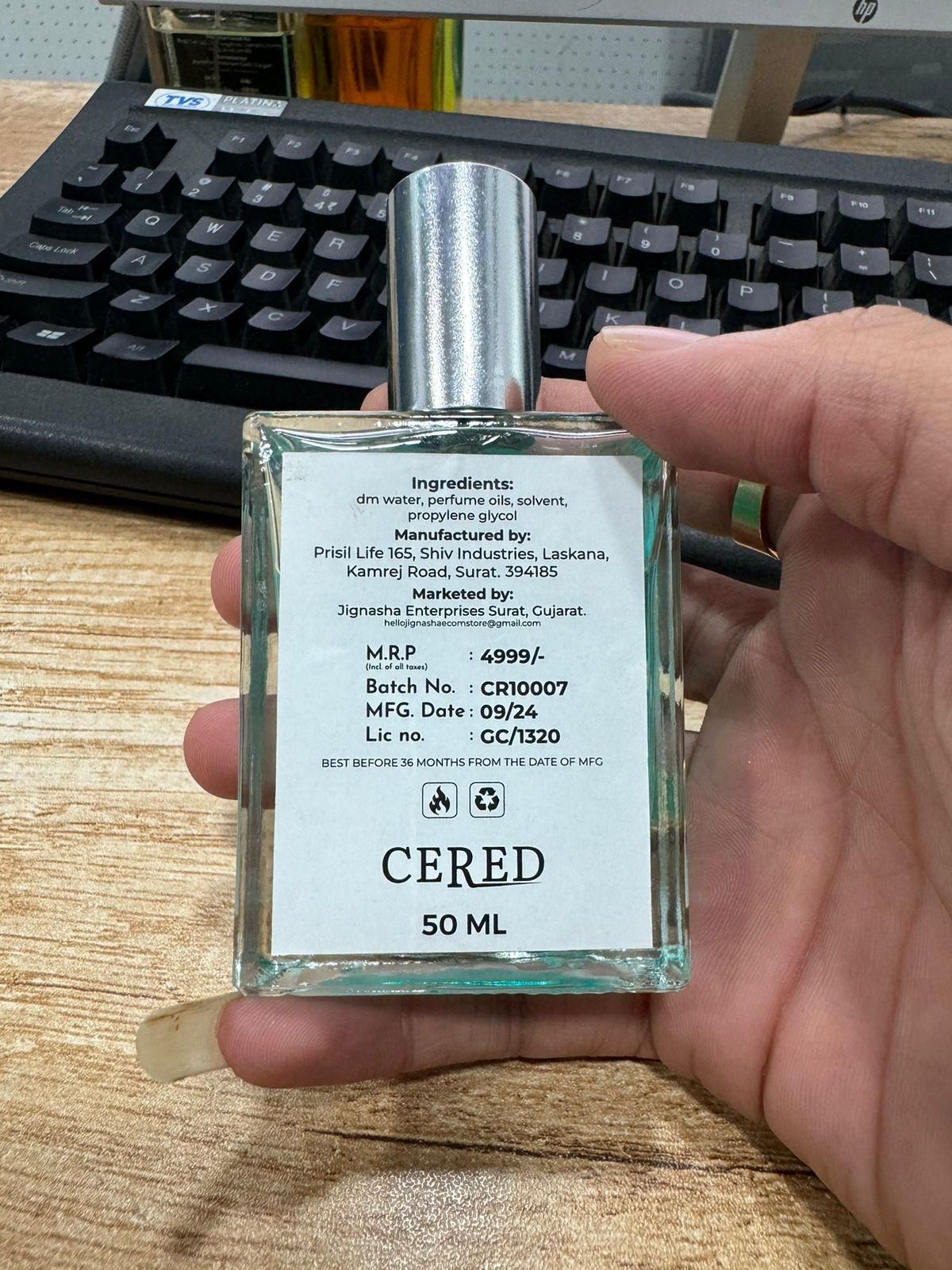 CERED Aventus Perfume 50ML - Luxury Ways