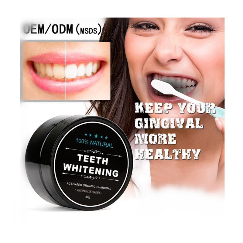 Charcoal Teeth Whitening Powder Activated Coconut Charcoal Teeth Whitening Charcoal Powder Oral Hygiene - Luxury Ways