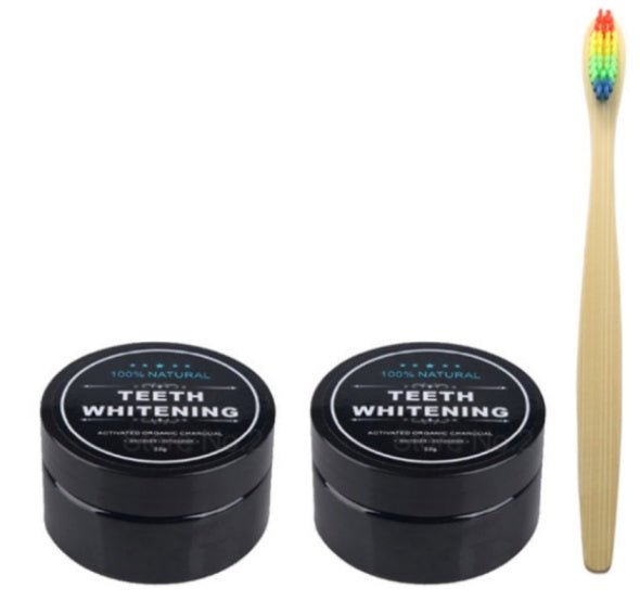 Charcoal Teeth Whitening Powder Activated Coconut Charcoal Teeth Whitening Charcoal Powder Oral Hygiene - Luxury Ways