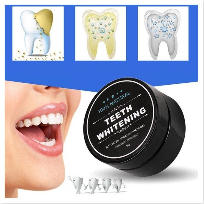 Charcoal Teeth Whitening Powder Activated Coconut Charcoal Teeth Whitening Charcoal Powder Oral Hygiene - Luxury Ways