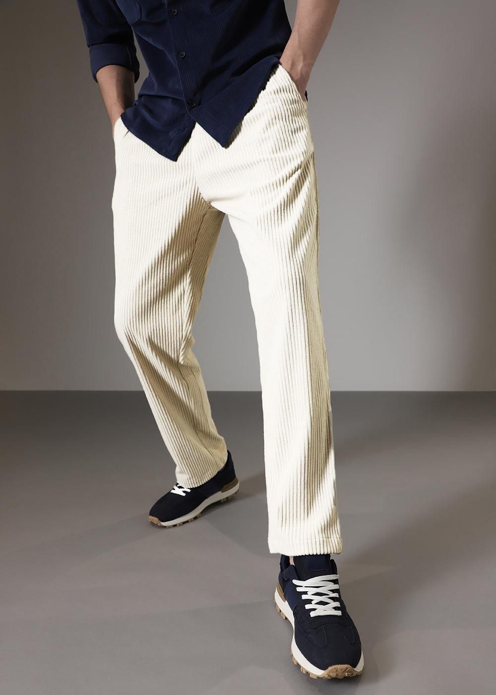 Combo of 2 Men's Caudray Fabric Stylish Pants - Luxury Ways