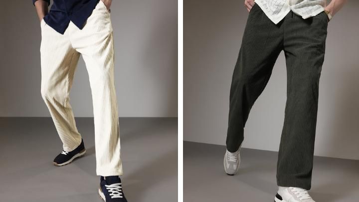 Combo of 2 Men's Caudray Fabric Stylish Pants - Luxury Ways