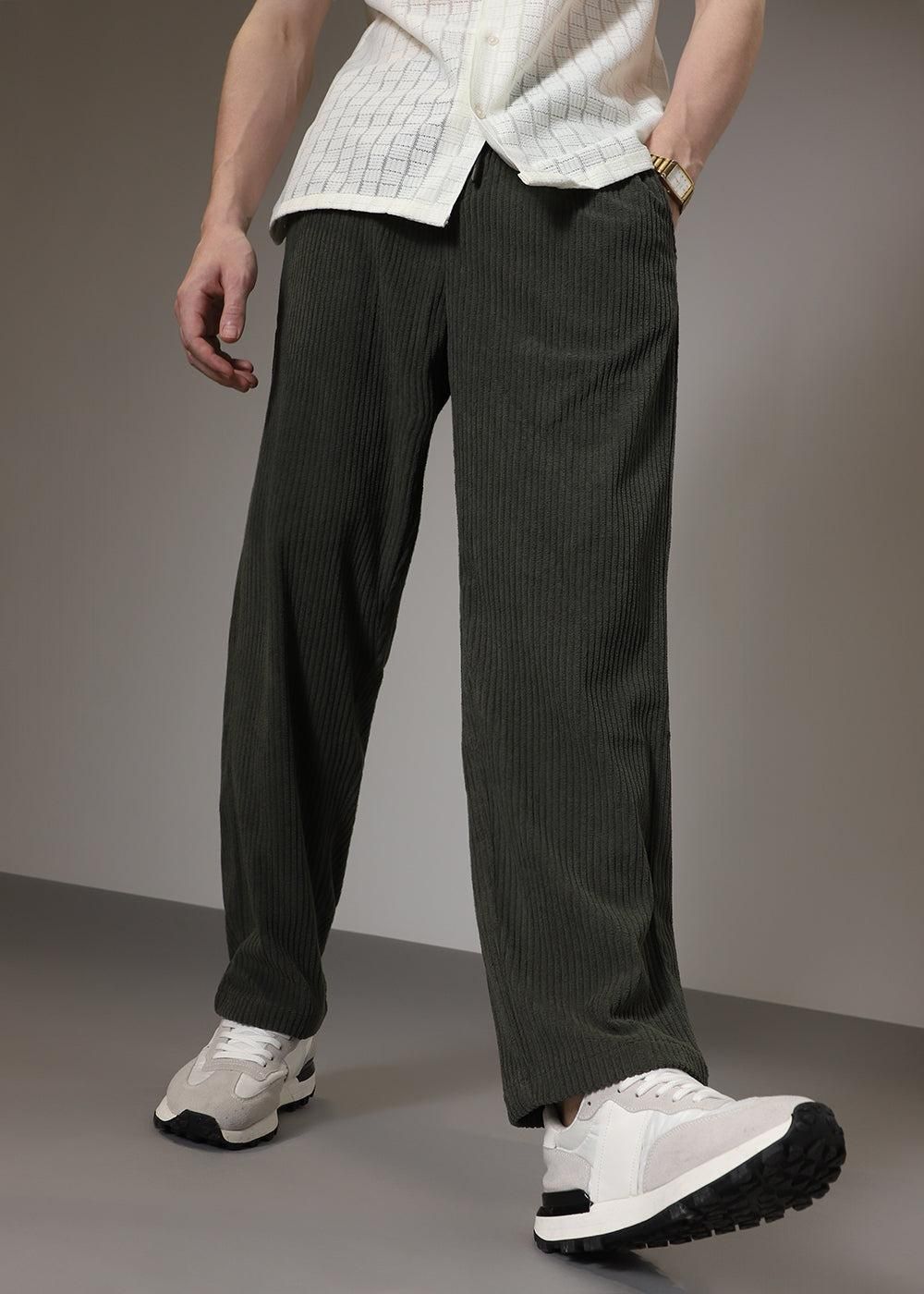 Combo of 2 Men's Caudray Fabric Stylish Pants - Luxury Ways