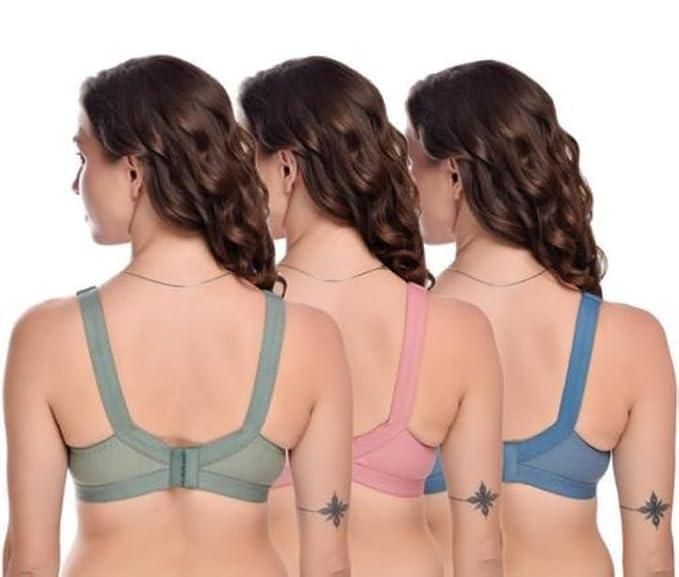 Full Coverage Non Padded Bra Pack of 3 - Luxury Ways