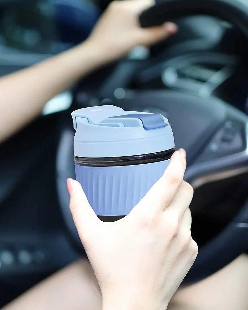 Glass Tumbler with Airtight Lid and Straw - Luxury Ways