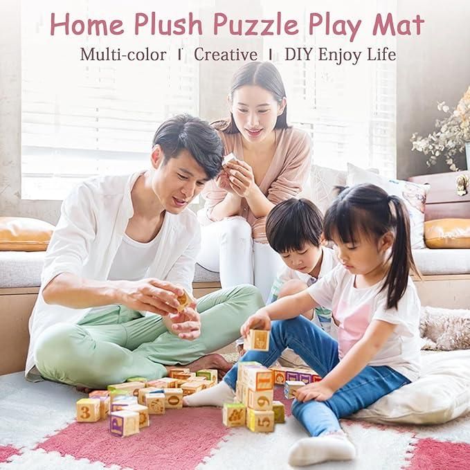 Interlocking Carpet Tiles Mat (6pc) - Luxury Ways