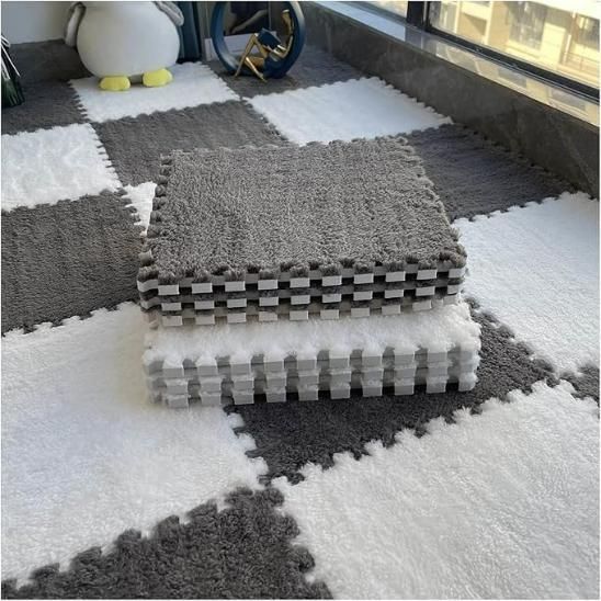 Interlocking Carpet Tiles Mat (6pc) - Luxury Ways