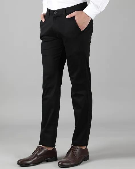 Linen Solid Slim Fit Mens Formal Trouser - Luxury Ways