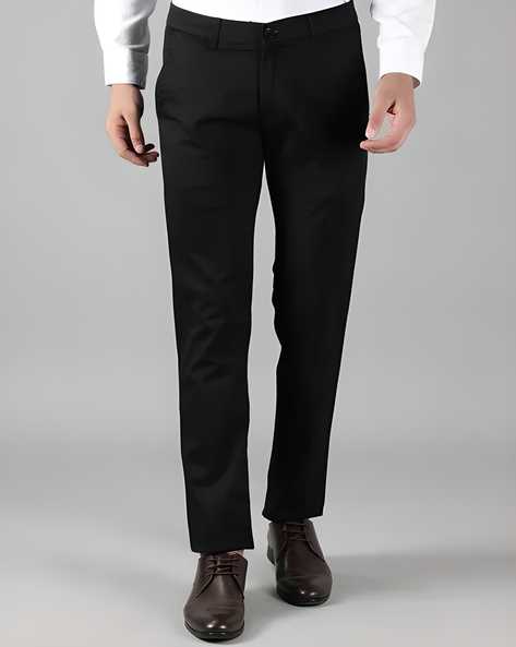 Linen Solid Slim Fit Mens Formal Trouser - Luxury Ways