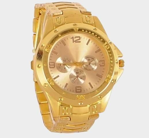 Men's Golden Stainless Steel Watches - Luxury Ways