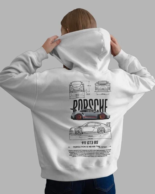 Men's Graphic Print white Hooide - Luxury Ways