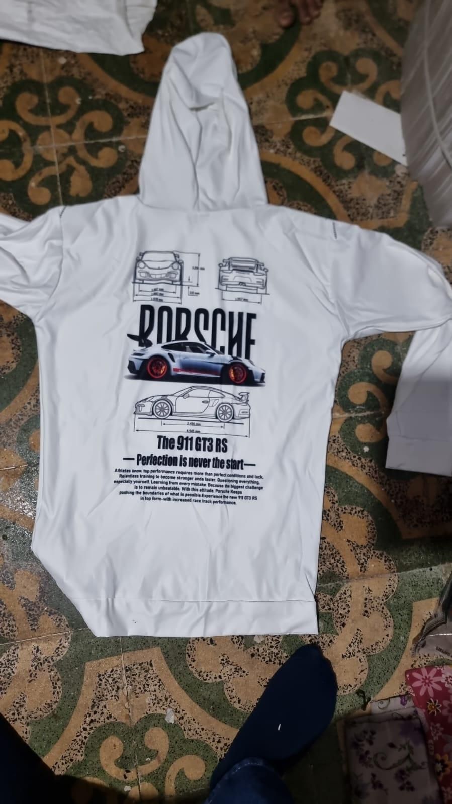 Men's Graphic Print white Hooide - Luxury Ways