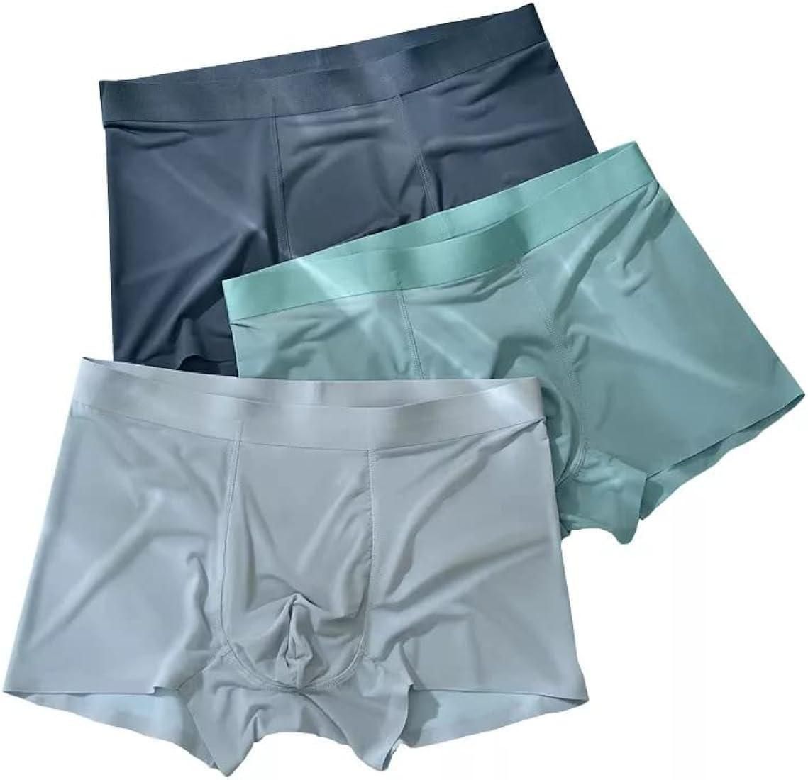 Men's Ice Silk Briefs Boxers (Pack of 5) - Luxury Ways
