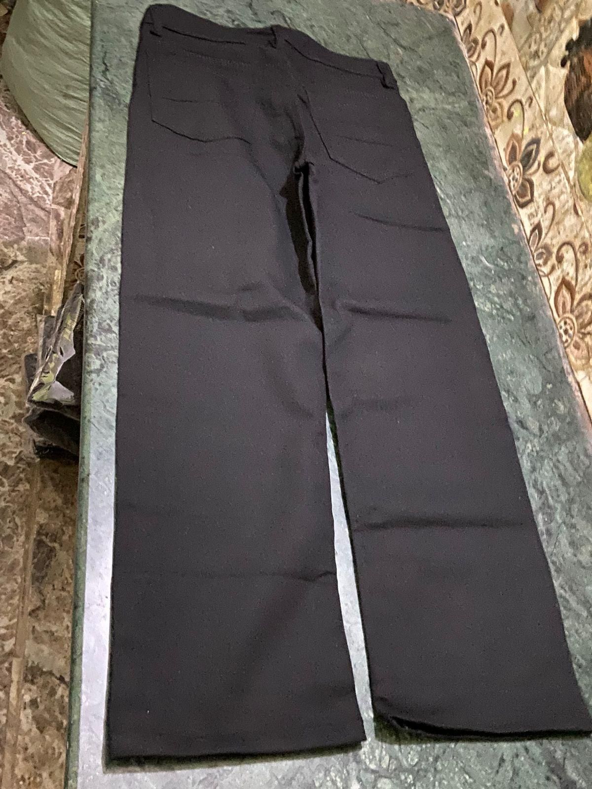 Men's Loose Fit Mid Rise Black Jeans - Luxury Ways