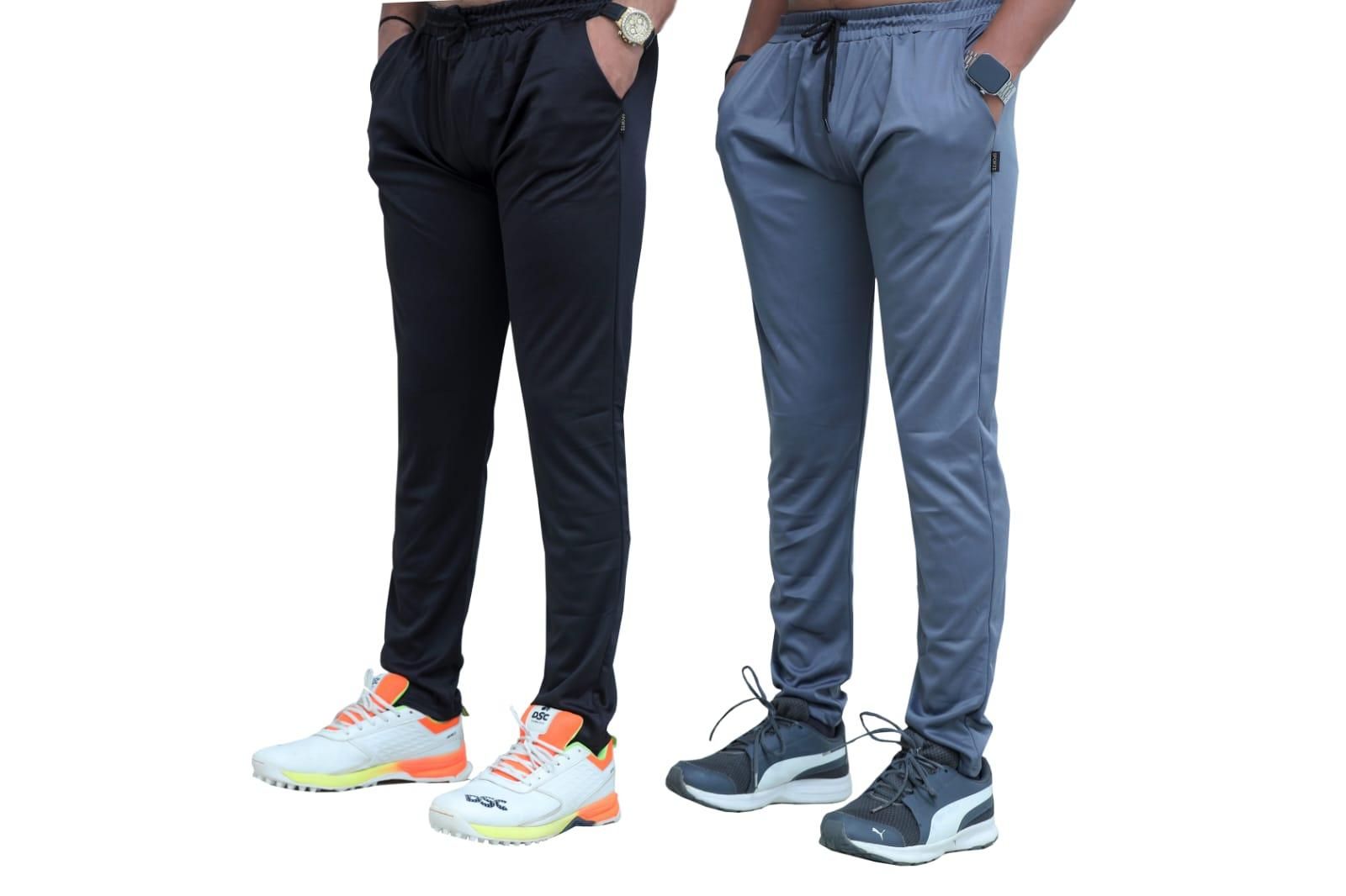 Men's NS Lycra Track Pants - Pack of 2 - Luxury Ways