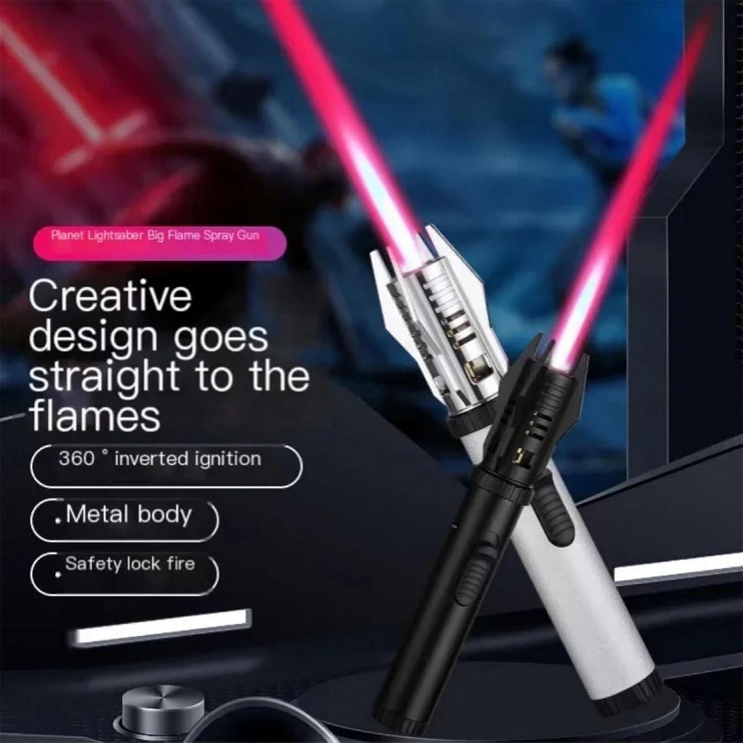 Metal Lightsaber Lighter - Luxury Ways