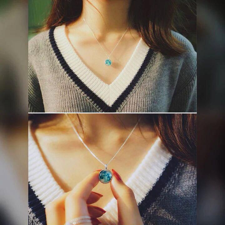 New Glowing Moon Necklace - Luxury Ways