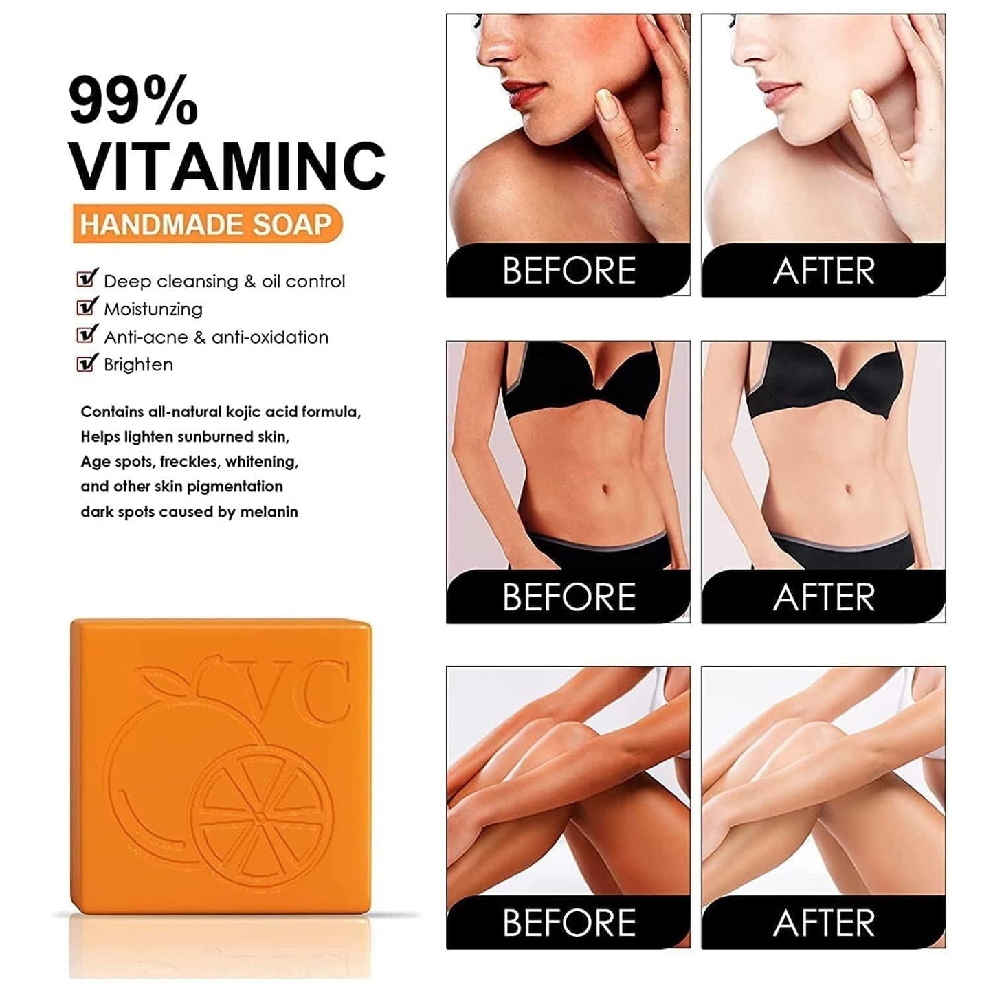 Orange Vitamin C Handmade Soap - Luxury Ways