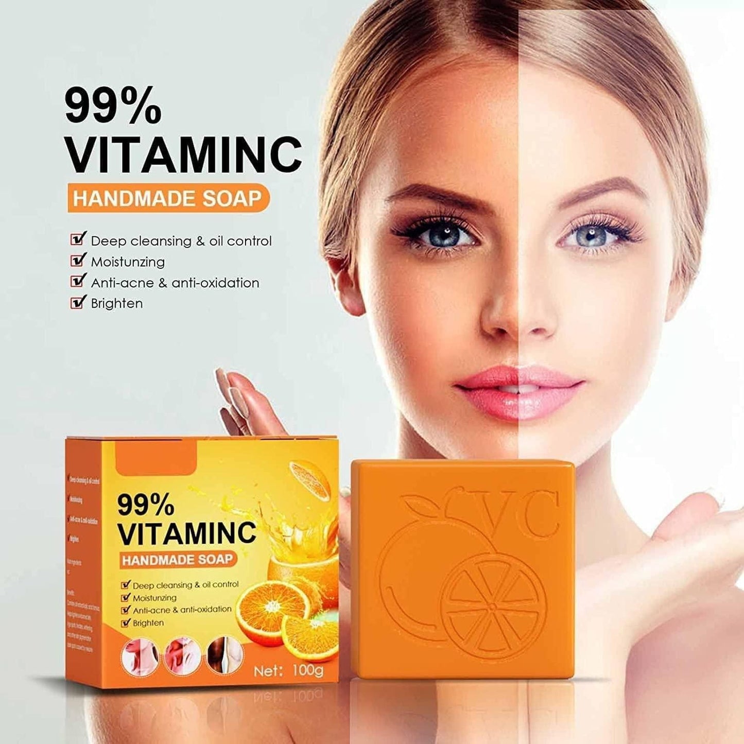 Orange Vitamin C Handmade Soap - Luxury Ways