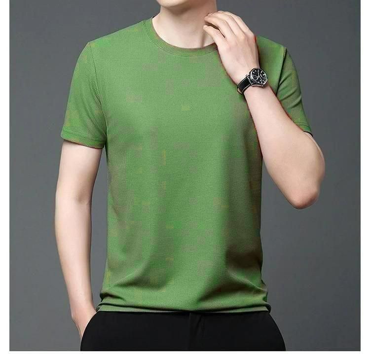 Polyester Stretchable Solid Half Sleeves Mens Round Neck T-Shirt Pack Of 4 - Luxury Ways