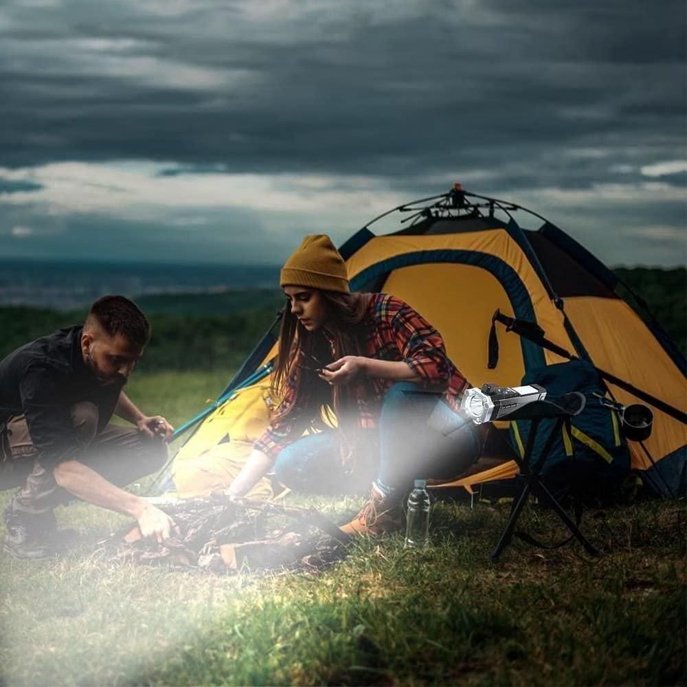 Portable Rechargeable Torch LED Flashlight - Luxury Ways