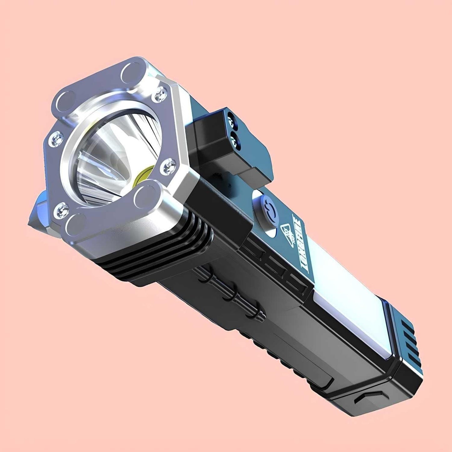 Portable Rechargeable Torch LED Flashlight - Luxury Ways