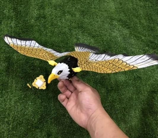 Realistic Flying Eagle Bird Toy with Spread Wings - Luxury Ways