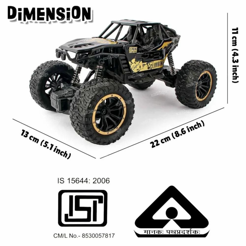 Remote Controlled Rock Crawler Monster Truck Toy Vehicle for Kids. - Luxury Ways