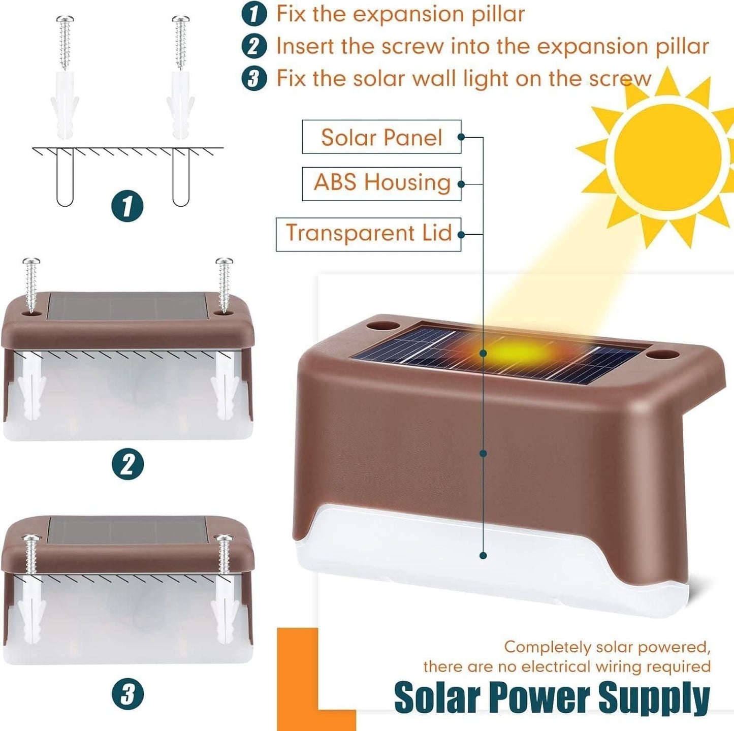 Solar Deck Lights Outdoor - Luxury Ways