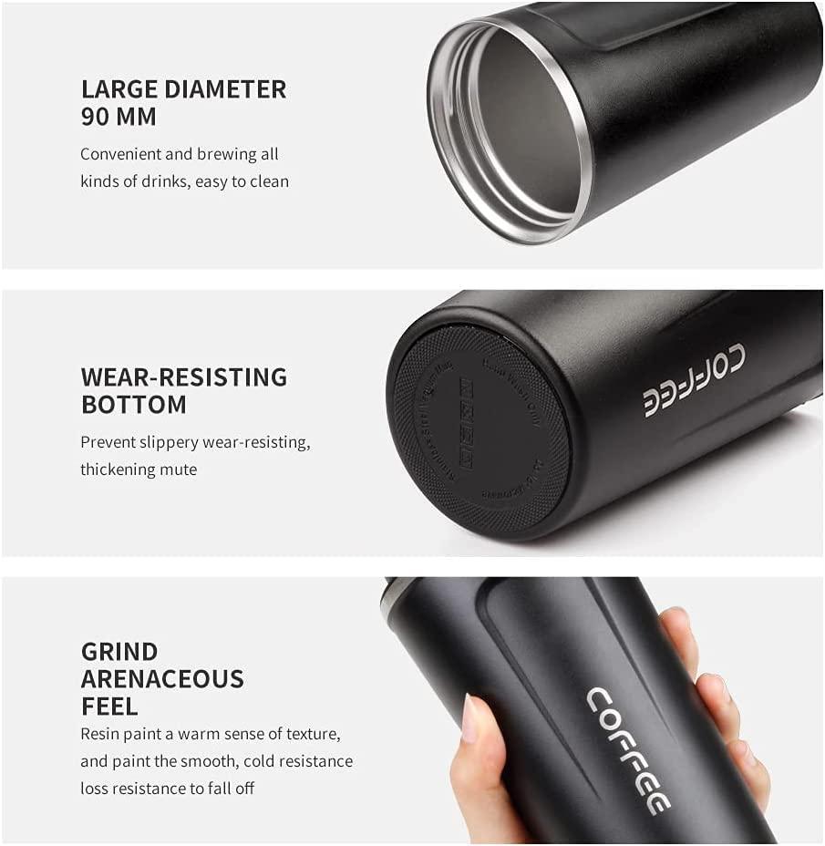 Stainless Steel Vacuum Insulated Coffee Mug - Luxury Ways