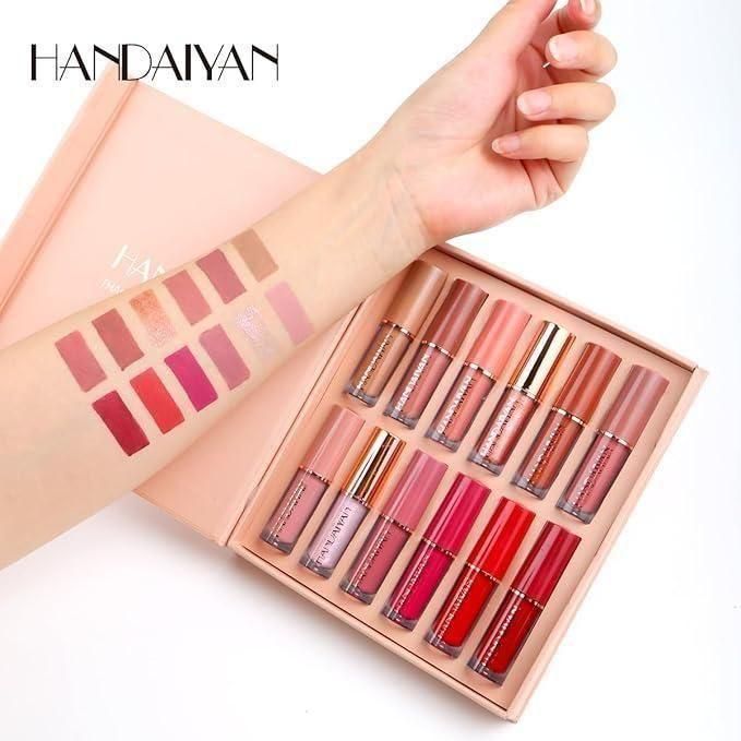 Velvet Matte Liquid Lipstick Set 12Pcs - Luxury Ways