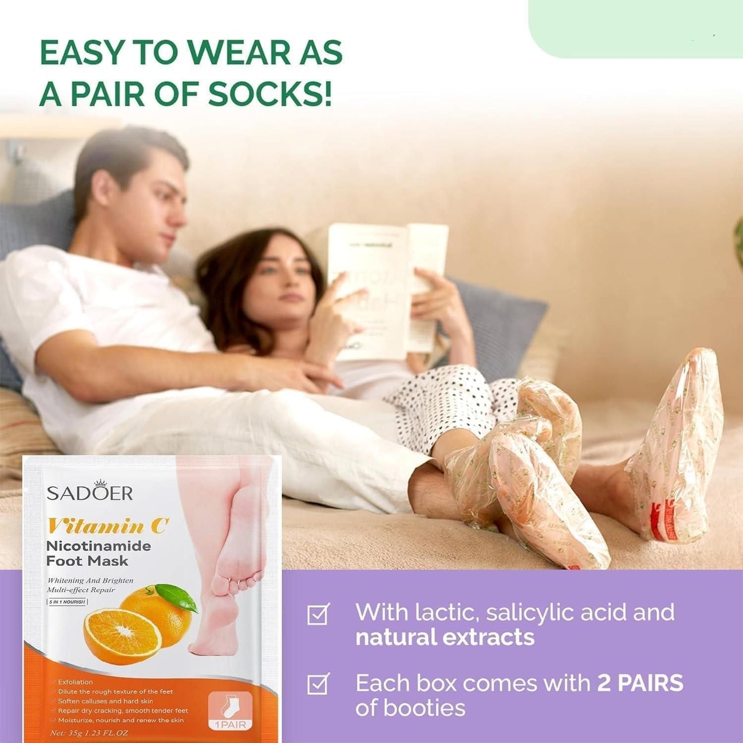 Vitamin C Foot Mask - Luxury Ways