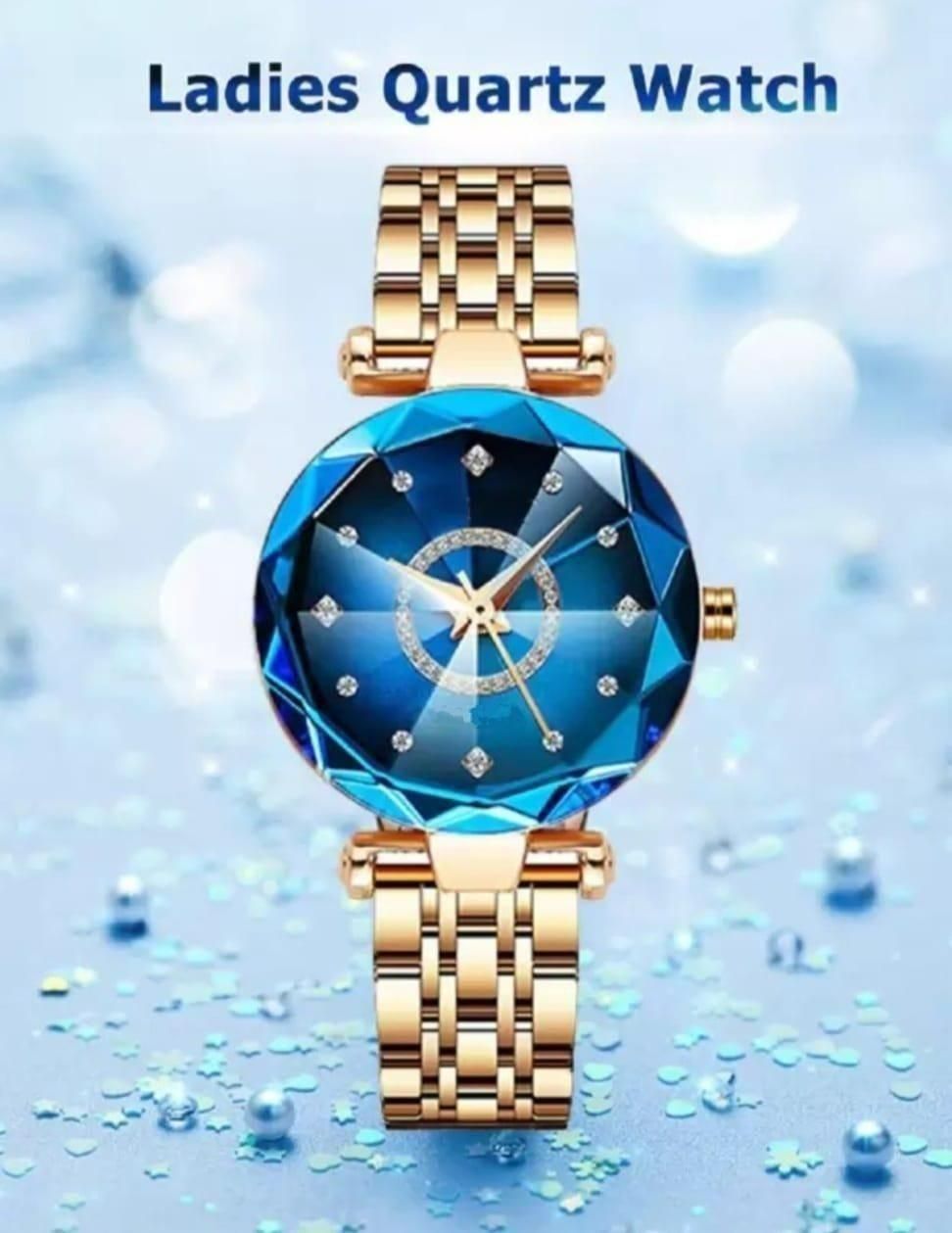 Women's Beautiful Diamond Shape Watch - Luxury Ways