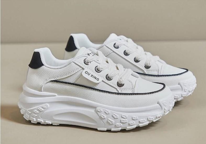 Women's Casual Sneaker Shoes White - Luxury Ways
