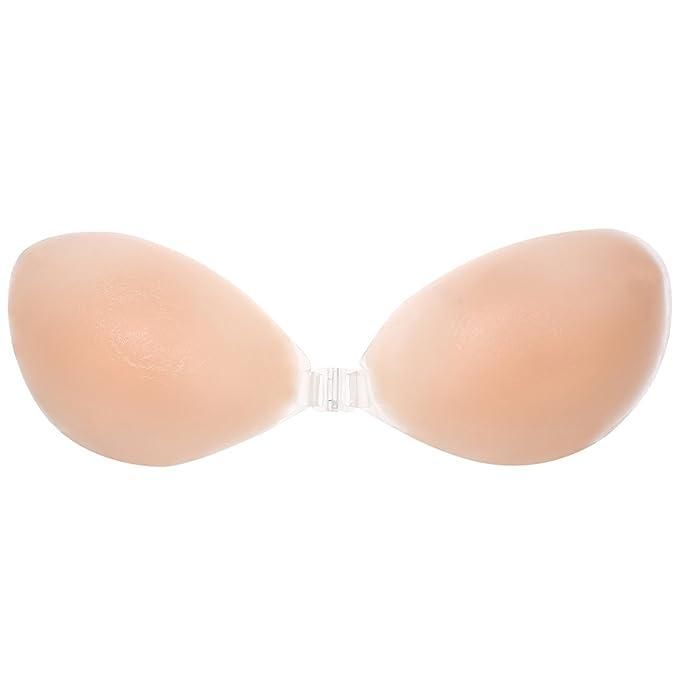 Women's & Girls Padded Wire Free Regular Reusable Strapless Wire Free Stick - On Bra Silicone Push Up Free - Bra - Luxury Ways