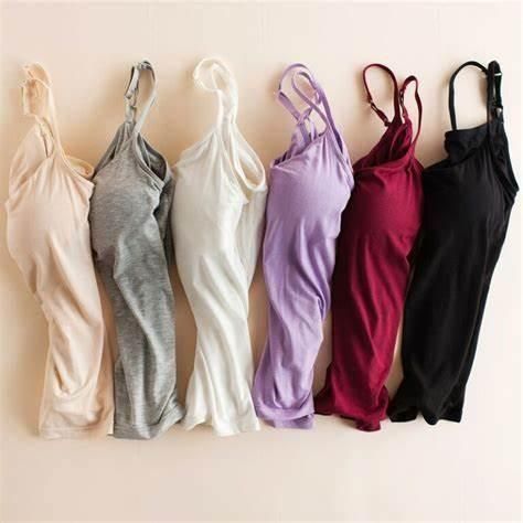 Women's Loose Cami with Built - in Tank Top (Pack of 2) - Luxury Ways