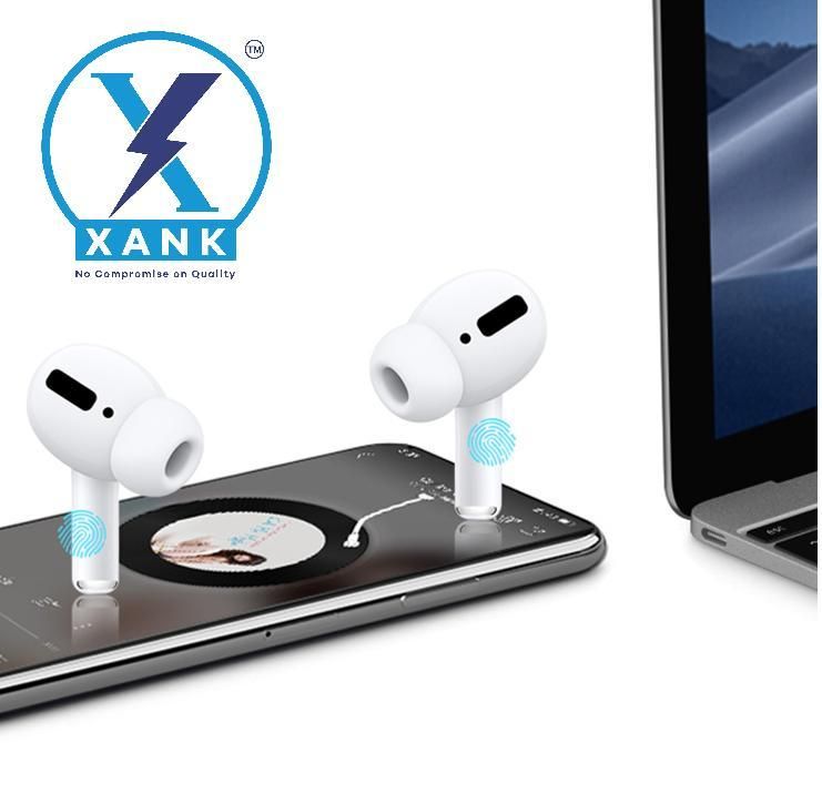 XANK Air - pods Pro with Wireless Charging Case with Sensor Enabled Bluetooth Headset (White, True Wireless) - Luxury Ways