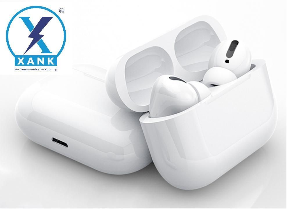 XANK Air - pods Pro with Wireless Charging Case with Sensor Enabled Bluetooth Headset (White, True Wireless) - Luxury Ways