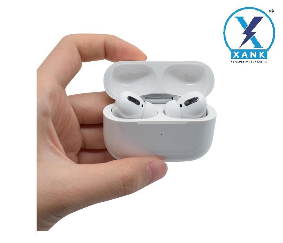 XANK Air - pods Pro with Wireless Charging Case with Sensor Enabled Bluetooth Headset (White, True Wireless) - Luxury Ways