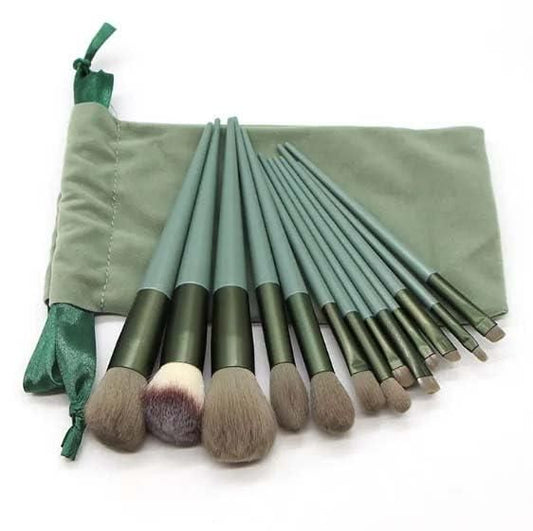 13 Pcs Makeup Brush with Pouch Set - Luxury Ways