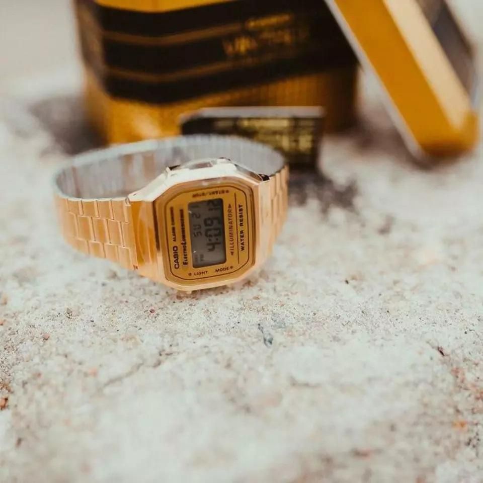Casio Vintage Digital Gold Unisex Watch - Luxury Ways