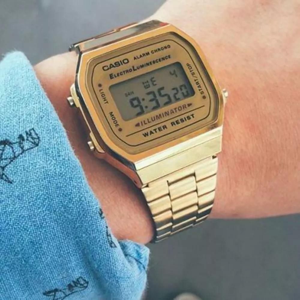 Casio Vintage Digital Gold Unisex Watch - Luxury Ways