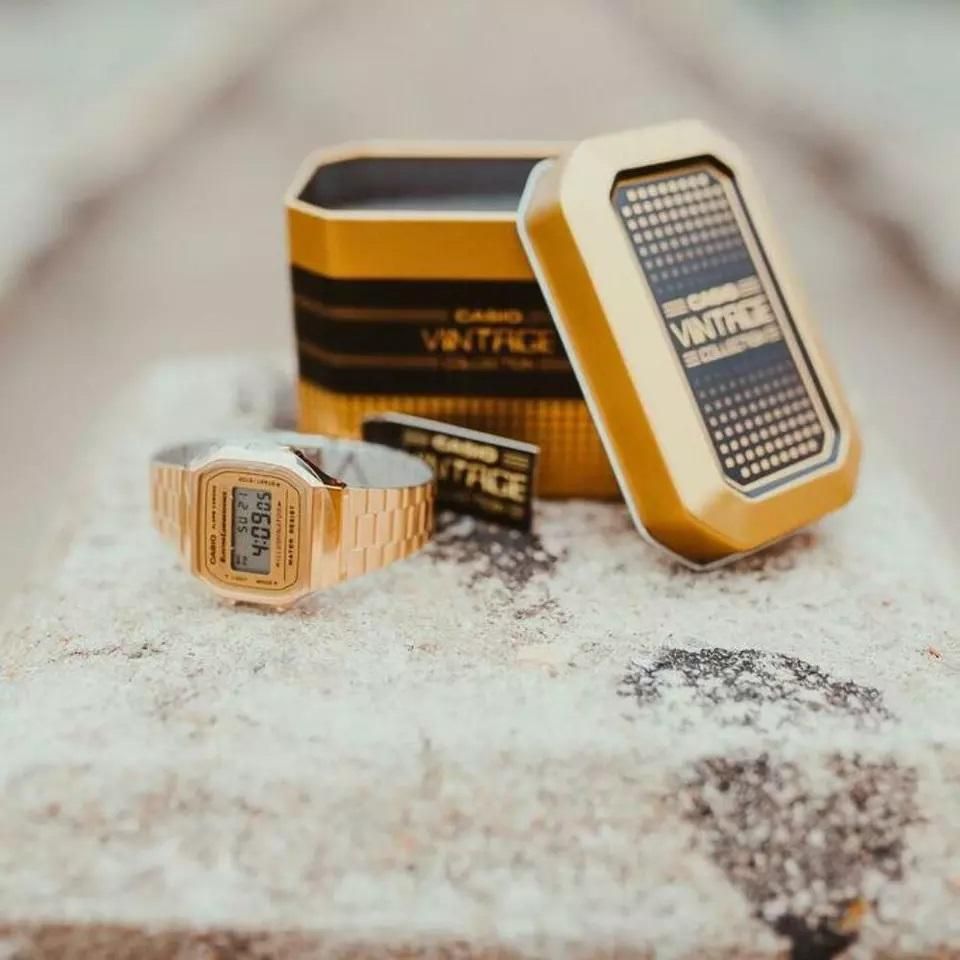 Casio Vintage Digital Gold Unisex Watch - Luxury Ways