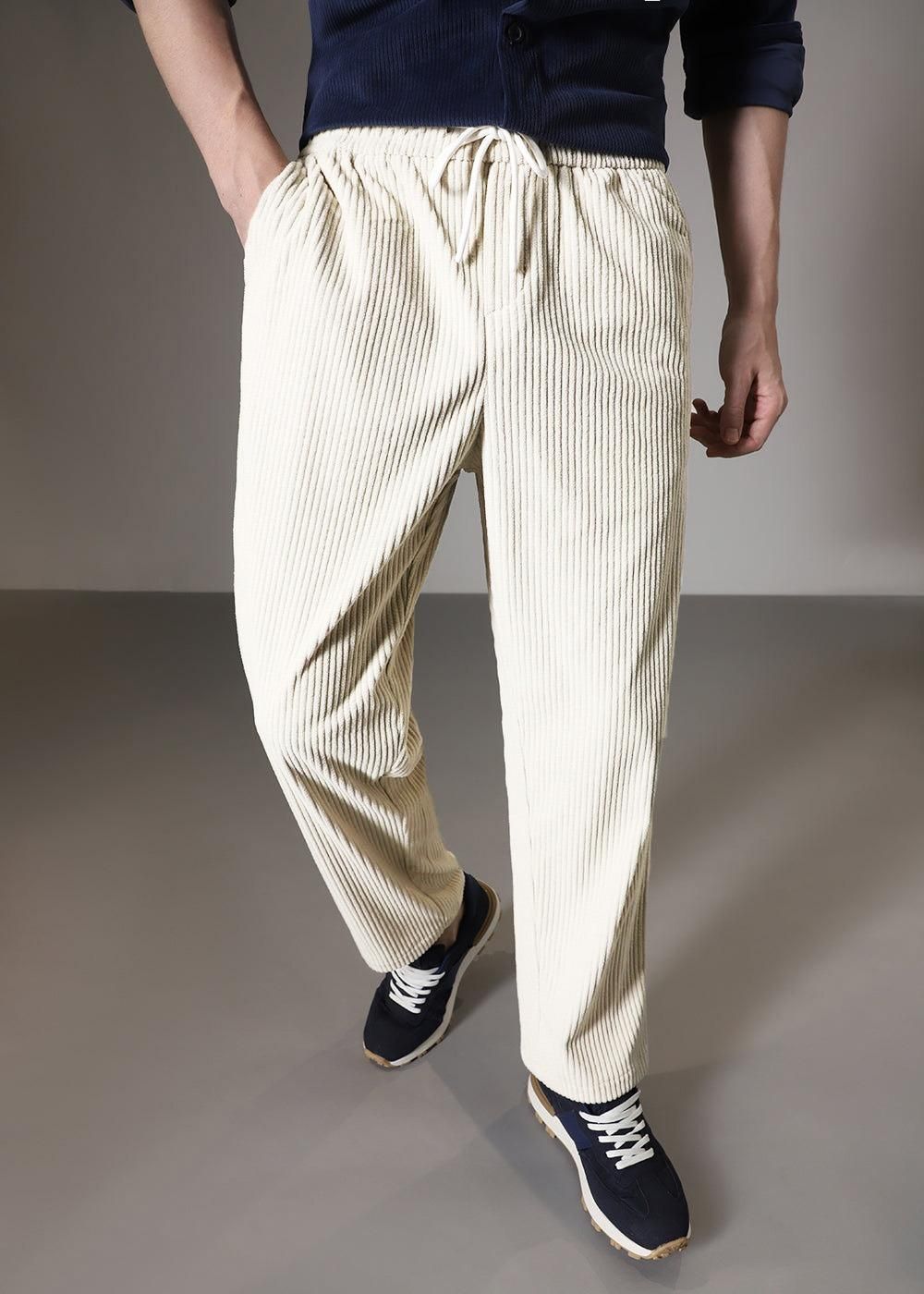 Combo of 2 Men's Caudray Fabric Stylish Pants - Luxury Ways