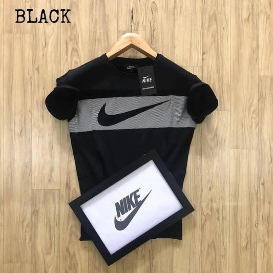 Cotton Printed Half Sleeves Mens Round Neck T-Shirt - Luxury Ways