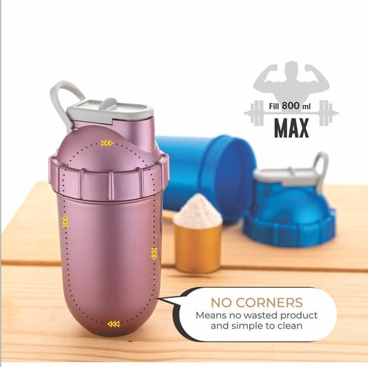 Gym Protein Shaker Bottle Advanced Workout Companion for Protein Mixes - Luxury Ways